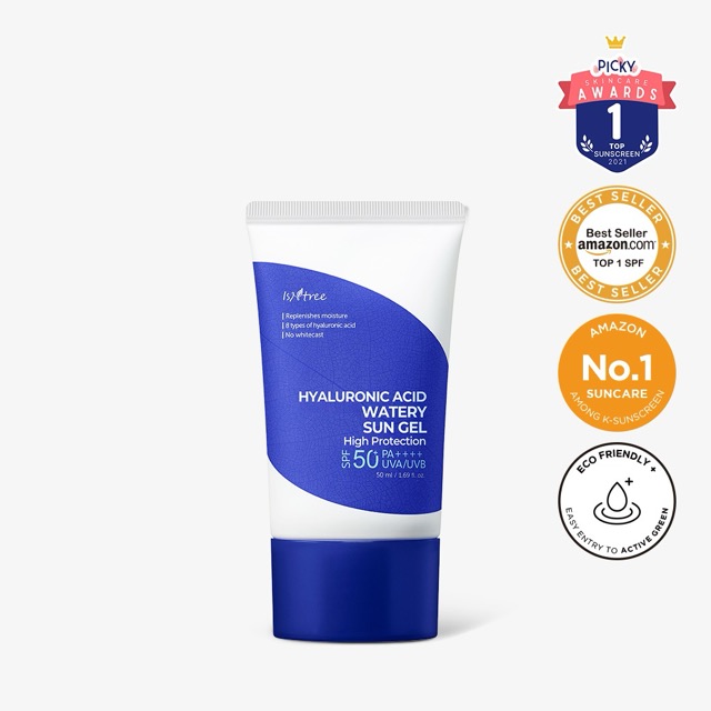 Isntree Hyaluronic Acid Watery Sun Gel SPF50+